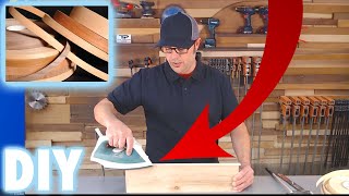 How to Apply Real Wood Edgebanding for beginners Iron on [upl. by Goeger]