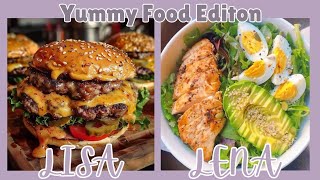 LISA OR LENA Food Edition lisa lisaandlena food viralvideo trending recipe [upl. by Melita]