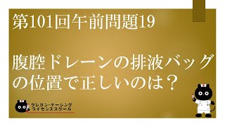 【看護師国家試験対策】第101回 午前問題19 過去問解説講座【クレヨン・ナーシングライセンススクール】 [upl. by Elysia]