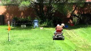 my wolf garten Go Kart lawn mower p2 [upl. by Godfree]