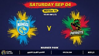 LIVE  Saint Lucia Kings vs St Kitts amp Nevis Patriots  CPL 2021 [upl. by Bick]