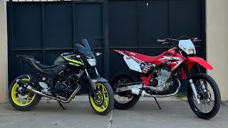 HONDA TORNADO 293 VS YAMAHA MT03 CON ESCAPE PAOLUCCI 🔥 [upl. by Carmelo612]