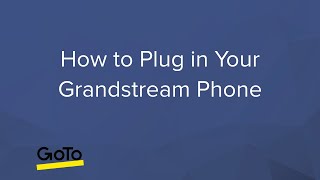 How do I plug in my Grandstream phone [upl. by Gayel]