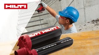 VORSTELLUNG des Epoxidharzmörtels Hilti HITRE 500 V3 [upl. by Kirshbaum]