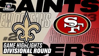 VFL SEASON 30  NFC Divisional Round  SAN FRANCISCO 49ers  NEW ORLEANS SAINTS [upl. by Rosel]