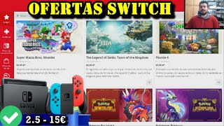 OFERTAS eShop NINTENDO SWITCH de 25 a 15€ ✅ Recopilatorio y recomendaciones [upl. by Bachman942]