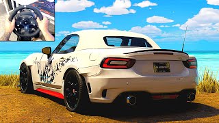 Abarth 124 Spider  The Crew Motorfest  Steering Wheel  Shifter Gameplay Logitech G920 [upl. by Elena]