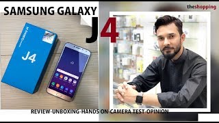 SAMSUNG GALAXY J4 UNBOXING amp REVIEW [upl. by Edin]