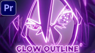 Glowing Outline Effect Tutorial in Premiere Pro  No Plugins  AMV Tutorial [upl. by Kemeny]