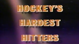 HOCKEYS HARDEST HITTERS 1989 — Quality JCI Video VHS Rip  Digitization Sports Highlights NHL [upl. by Rudyard]