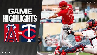 Angels vs Twins Game Highlights 9924  MLB Highlights [upl. by Dressel]