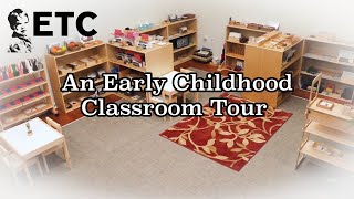 An Early Childhood Classroom Tour at the ETC Montessori Showroom [upl. by Naamann]