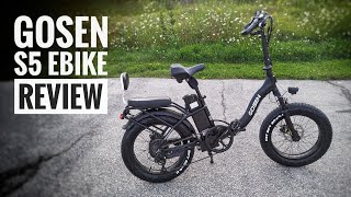 Gosen S5 Folding Electric Bike Review amp Upgrades [upl. by Asihtal]