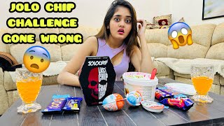 OMG JOLO Chip Challenge Without Eating any Sweet by Bindass Kavya Gone Wrong Super Market Shoping [upl. by Dix]