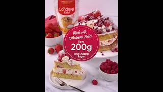 Canderel Bake Summer Berry Victoria Sponge [upl. by Biernat]