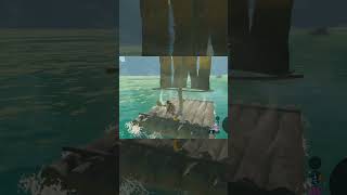 The sailboat with a leaf engine in Zelda BOTW  Zelda Breath of the Wild viral Zelda botw shorts [upl. by Abana]