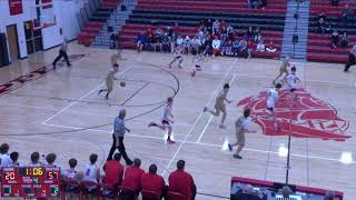 Amboy High School vs Serena High School Mens Varsity Basketball [upl. by Nahsar]