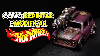 Transforme Seus Hotwheels em Peças Únicas Aprenda a Pintar e Modificar Seus Carrinhos [upl. by Nivlem]