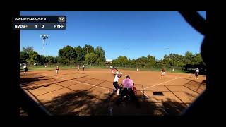 Kyra “Kiwi” Eckhoff catches a line drive at first base 10192024 [upl. by Avan]