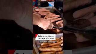 6 sausage sizzle cooks up online debate over snag prices [upl. by Anyk]