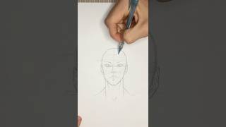 TUTO VISAGE DE FACE  dessin tutorial manga short [upl. by Chapel]