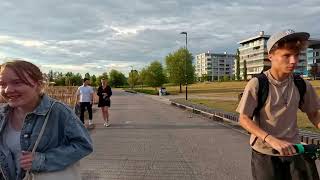 Summer In Helsinki Finland 2024 Relaxing Walk In Helsinki Insta360 Ace Pro Video 4K60fps [upl. by Ennaylloh]