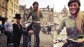 PENNY FARTHING AT The Greater Grassmarket in Edinburgh Scotland [upl. by Mcdowell]