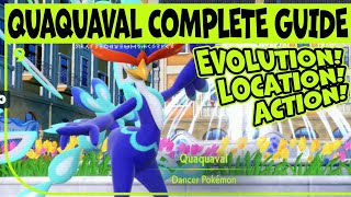 How to Get Quaquaval Best Abilties and Stats  Pokemon Scarlet amp Violet [upl. by Bianchi]