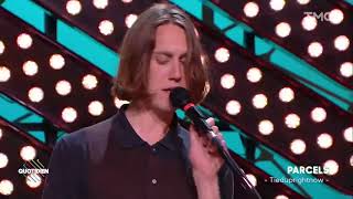 Parcels  Tieduprightnow Live on Quotidien June 6th 2018 [upl. by Aleet]