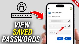 How To View Saved Passwords on Your Mobile  How to Check All Saved password in My mobile [upl. by Gupta910]