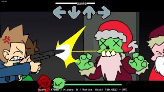 quotoh no which one do I shootquot but Tom shoots Zanta and Santa  FNF VS Holiday mod [upl. by Namlak]