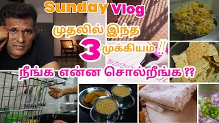 Sunday Vlog  Husband amp Wife உரையாடல்  இந்த 3 முதலில் முக்கியம்  என்ன சொல்றீங்க   Family Vlog [upl. by Adnoval419]