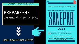 Apostila SANEPAR Engenheiro Ambiental 2024 [upl. by Seroled]