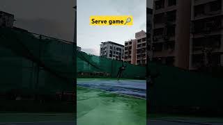 Serving right ending with serve🔥 tennis handhandlingpractice handposition tennisswing technique [upl. by Gaultiero]