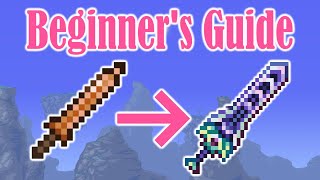 How to progress in Terraria 14 Beginners Guide [upl. by Adlig]