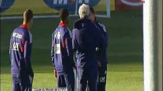 France fitness coach clashes with Evra [upl. by Roath168]