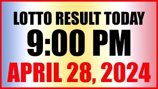 Lotto Result Today 9pm Draw April 28 2024 Swertres Ez2 Pcso [upl. by Warrin]