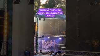 TAUTUMEITAS the top women Folkrockband from Latvia live in concert in Riga part 2  1482024 [upl. by Enomis]