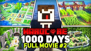 I Survived 1000 Days of Hardcore Minecraft FULL MOVIE 2 [upl. by Uwkuhceki]