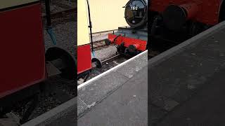 Steam locomotive 7812 Erlestoke Manor coupling up to carriages  The West Somerset Railway Minehead [upl. by Artur594]