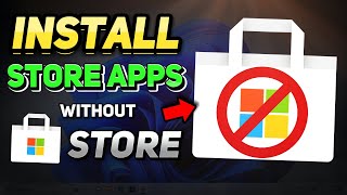 How to Install Microsoft Store Apps Without the Microsoft Store Windows 1011 Tutorial [upl. by Zabrine220]