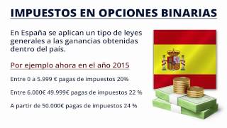 Opciones Binarias  Impuestos en Opciones Binarias [upl. by Enneyehc]