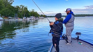 Bass Fishing on Conesus Lake [upl. by Aramen]