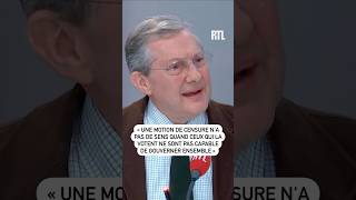 Motion de censure  quotPas de sens quand ceux qui la votent ne sont pas capable de gouverner ensemblequot [upl. by Michele431]