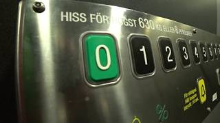 Sweden Stockholm Huddinge Centrum Sjödalsvägen 14 HISS ELTEKNIK elevator [upl. by Collen202]