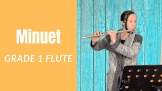 Minuet AMEB Flute grade 1 Joseph Haydn [upl. by Engelhart]