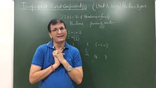 Isospin and Third Component Of Isospin  Unit 1 Lecture 6 [upl. by Bride]