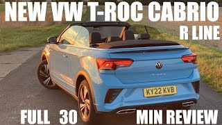 NEW 2023 VW TROC CABRIO R LINE  WHY ITS HARD TO HATE vwtroc [upl. by Annirok]