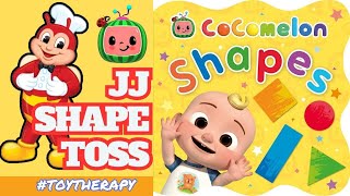 Unboxing JJ Shape Toss Cocomelon Play and Learn Collectibles from Jollibee Kiddie Meal [upl. by Hedvah]