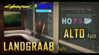 Cyberpunk Apartments  Alto apts amp Landgraab No CCwith CC  The Sims 4  Download in description [upl. by Colton]